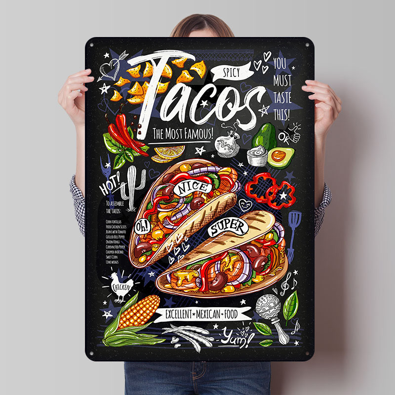 Retro Gaming Cafe - Food Restaurant Cafe Chalk Poster Customized