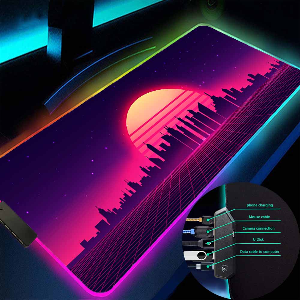 Retro Gaming Hub - Retro Gaming Mouse Pad LED Light