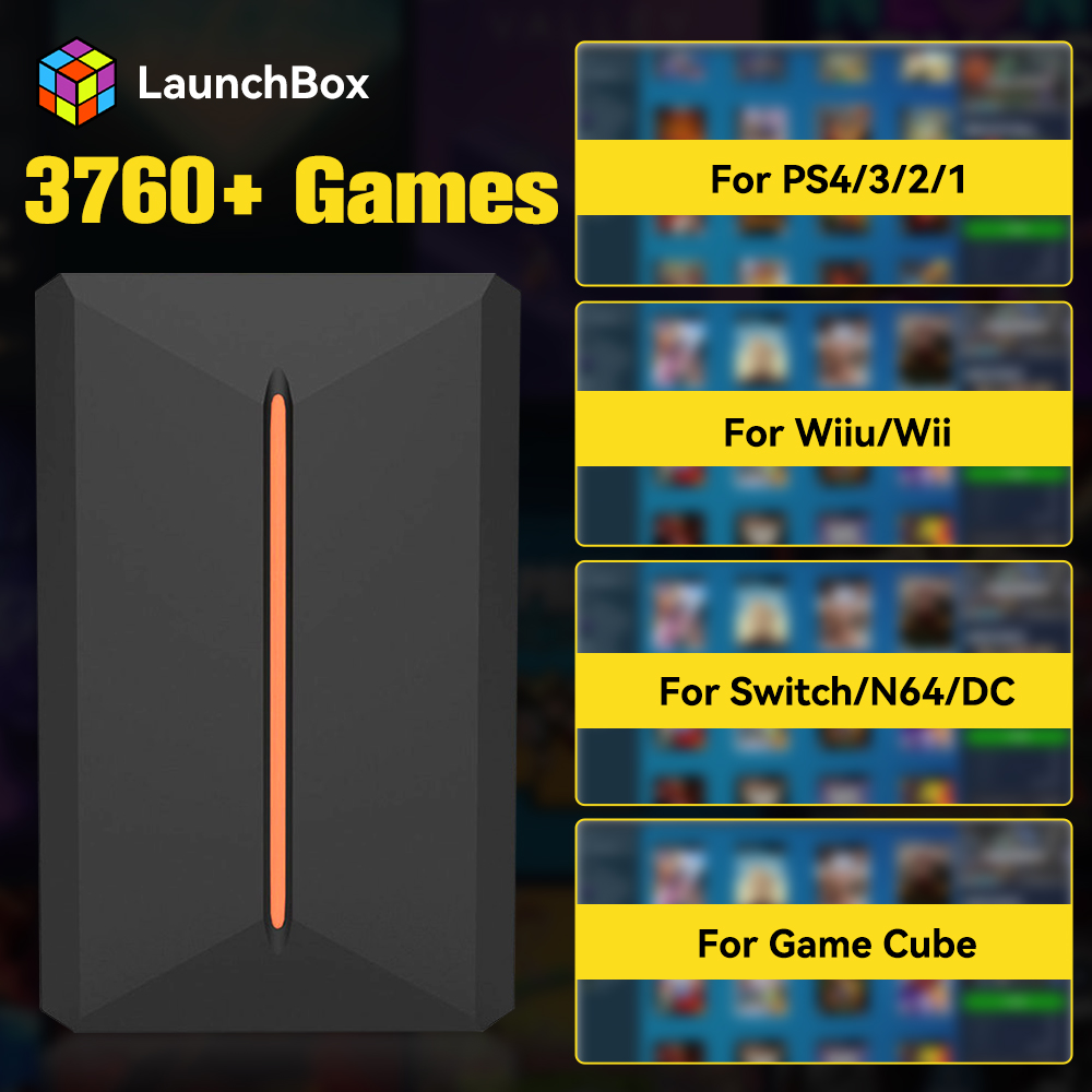 Retro Gaming Emulator Pc - Launchbox OS Retro Gaming HDD 3760+Games