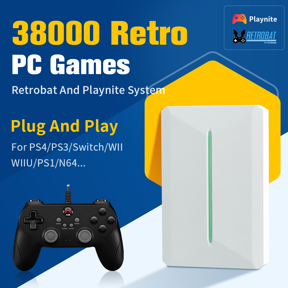 Retro Gaming Emulator Pc - Portable 500G Retro Game Hard Drive