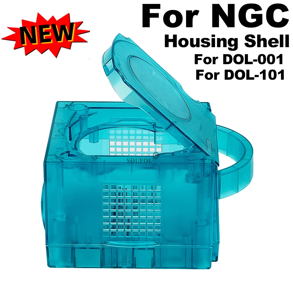 Retro Gaming Handheld - Ice Blue Replacement Case for Gamecube