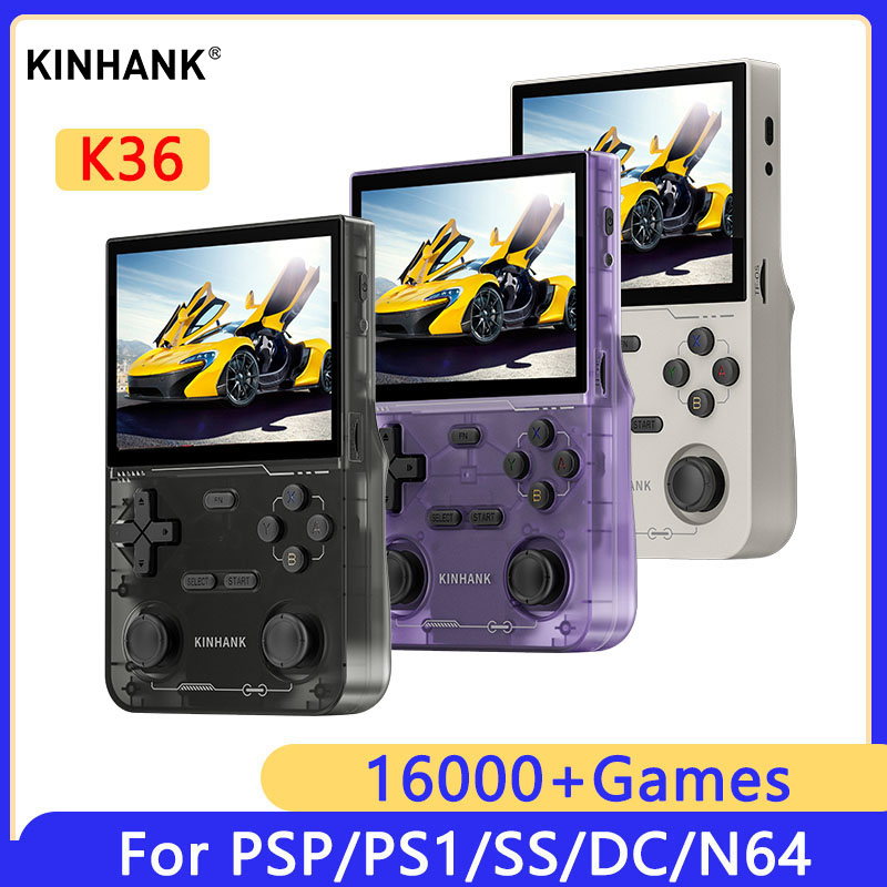 Retro Gaming Console Handheld - KINHANK K36 Retro Handheld Video Game