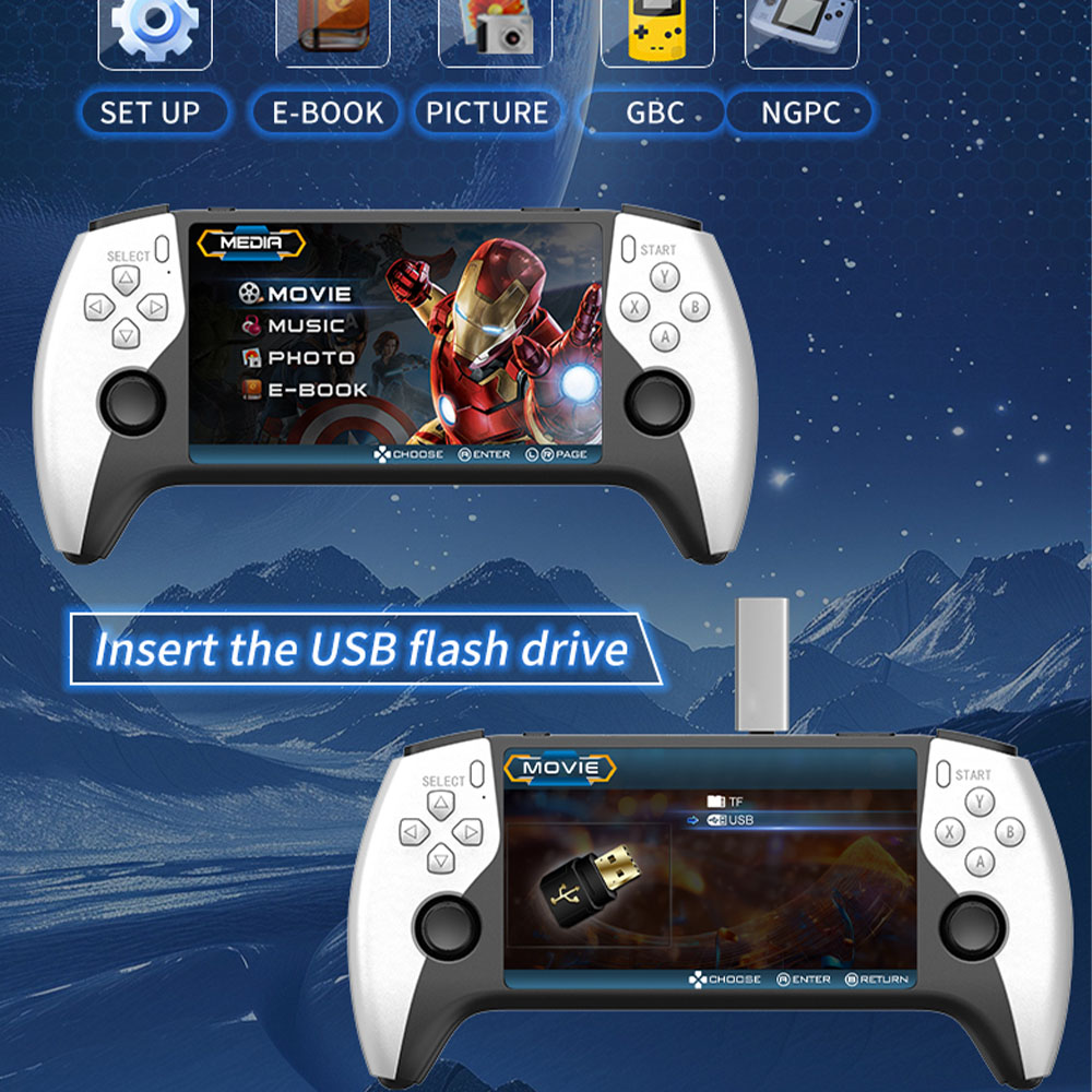 2026 New SF3500 5 Inch Handhel - огляд і ціна Retro Gaming Handheld 2026