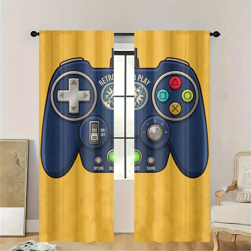 Gaming Controller Curtain Pane - огляд і ціна Retro Gaming Cafe