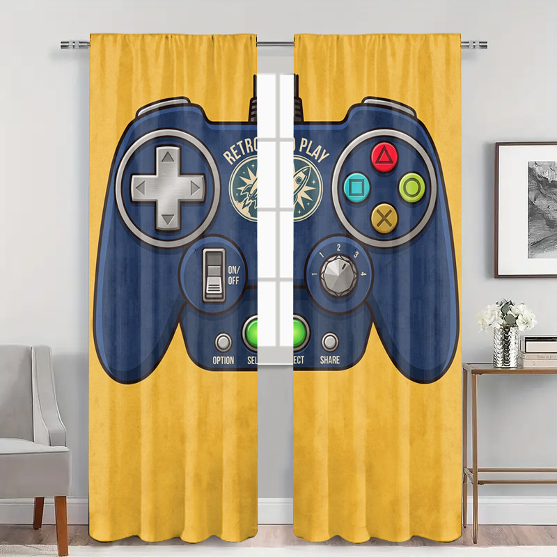 Gaming Controller Curtain Pane - огляд і ціна Retro Gaming Cafe