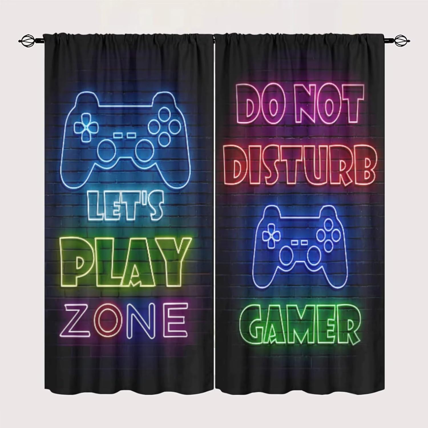 Gaming Gamer Curtain Curtains  - огляд і ціна Retro Gaming Cafe