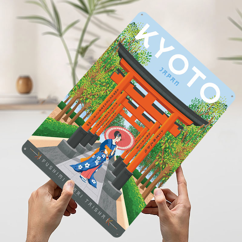 Kyoto Japan Travel Poster Cust - огляд і ціна Retro Gaming Kyoto