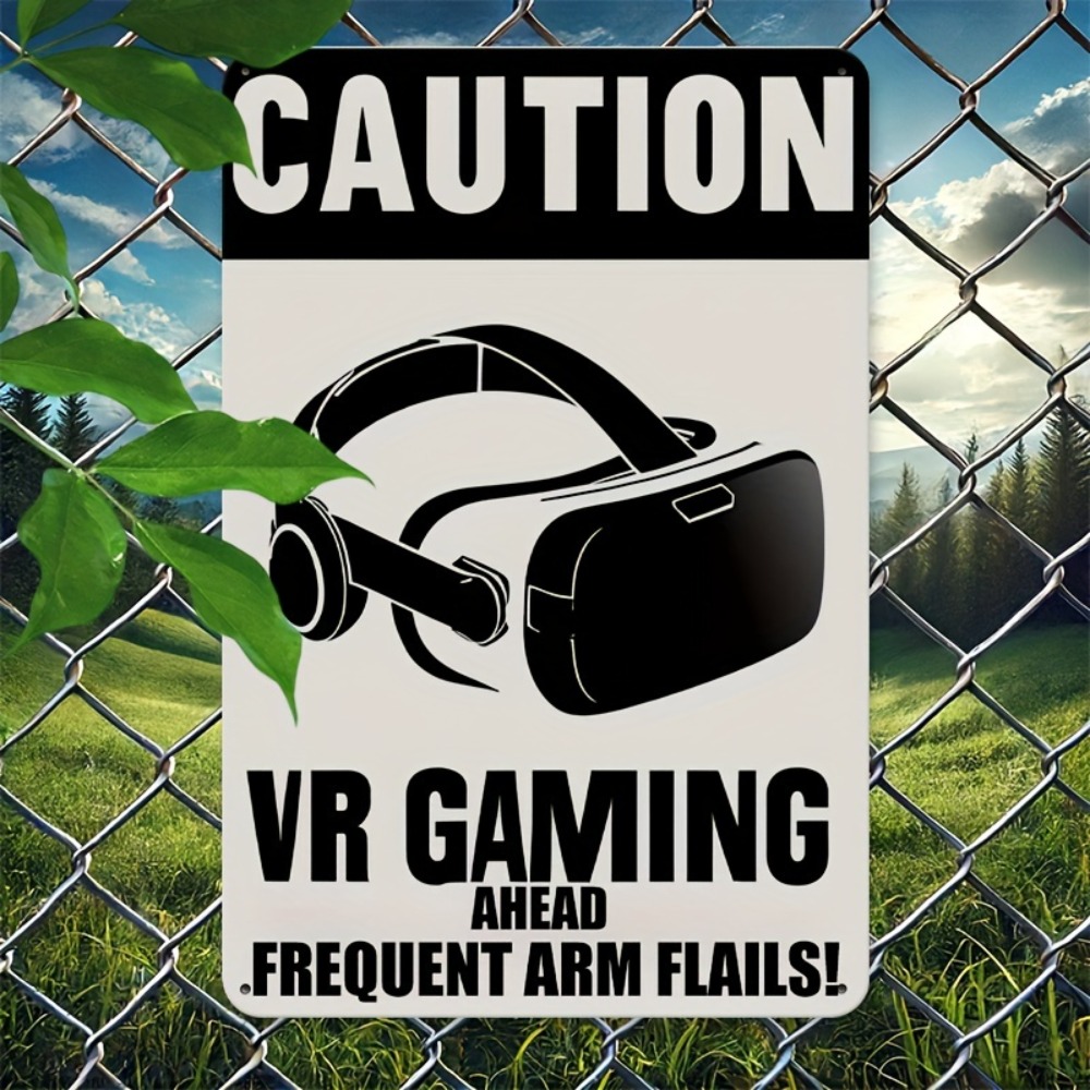 1PC Caution VR Gaming Metal Ti - огляд і ціна Retro Gaming Vr