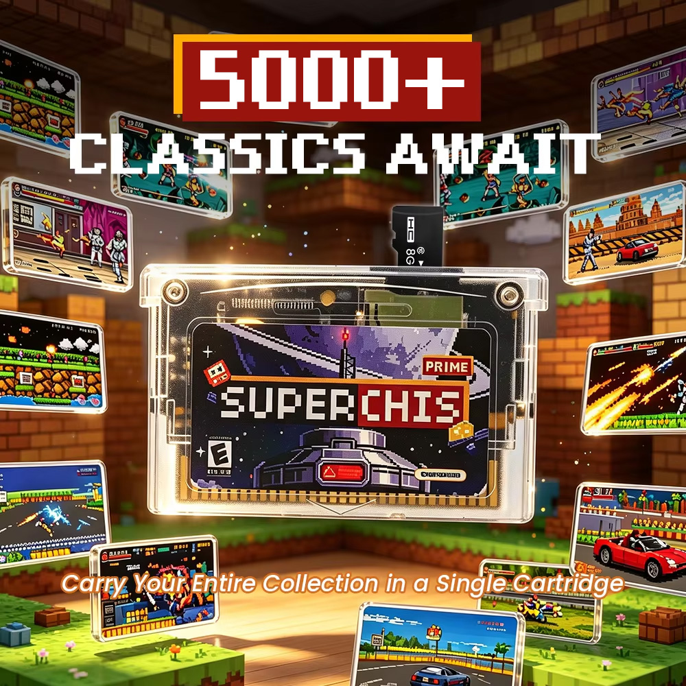 Retro Superchis Flash Game Car - огляд і ціна Retro Gaming Handheld