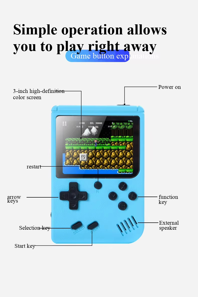 400 In 1 MINI Games Handheld G - огляд і ціна Retro Gaming Com