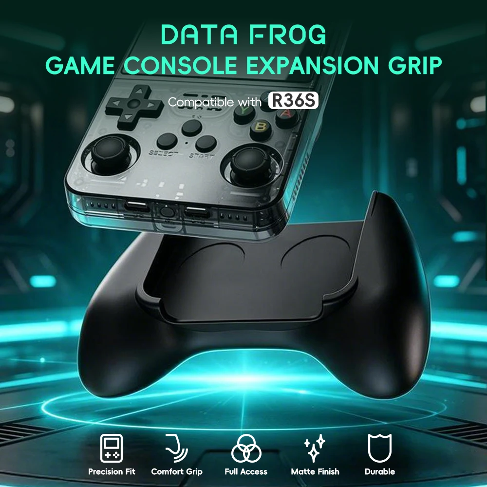 Data Frog R36S Game Grip Ergon - огляд і ціна Retro Gaming Console Handheld