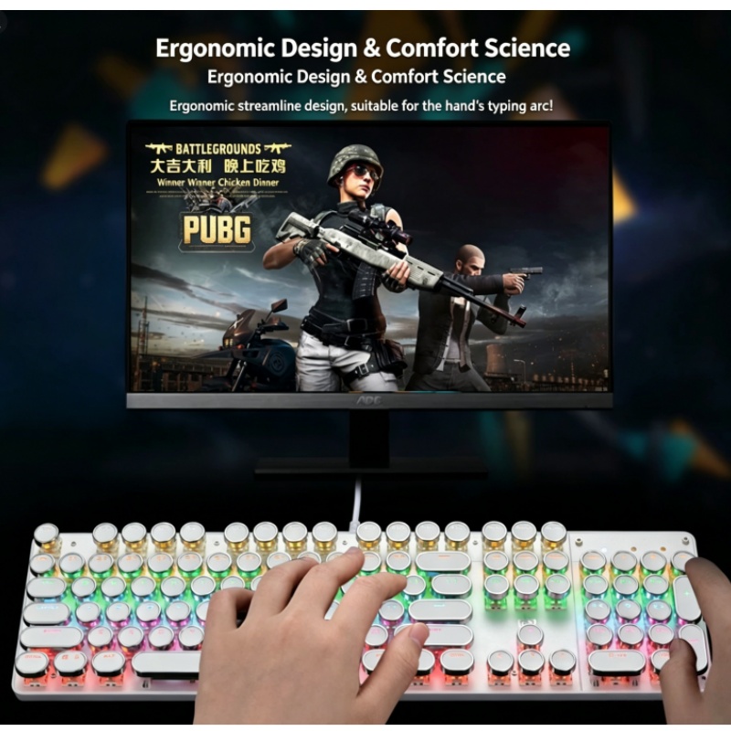 HJK920 Steam Punk Mechanical W - огляд і ціна Retro Gaming Cafe