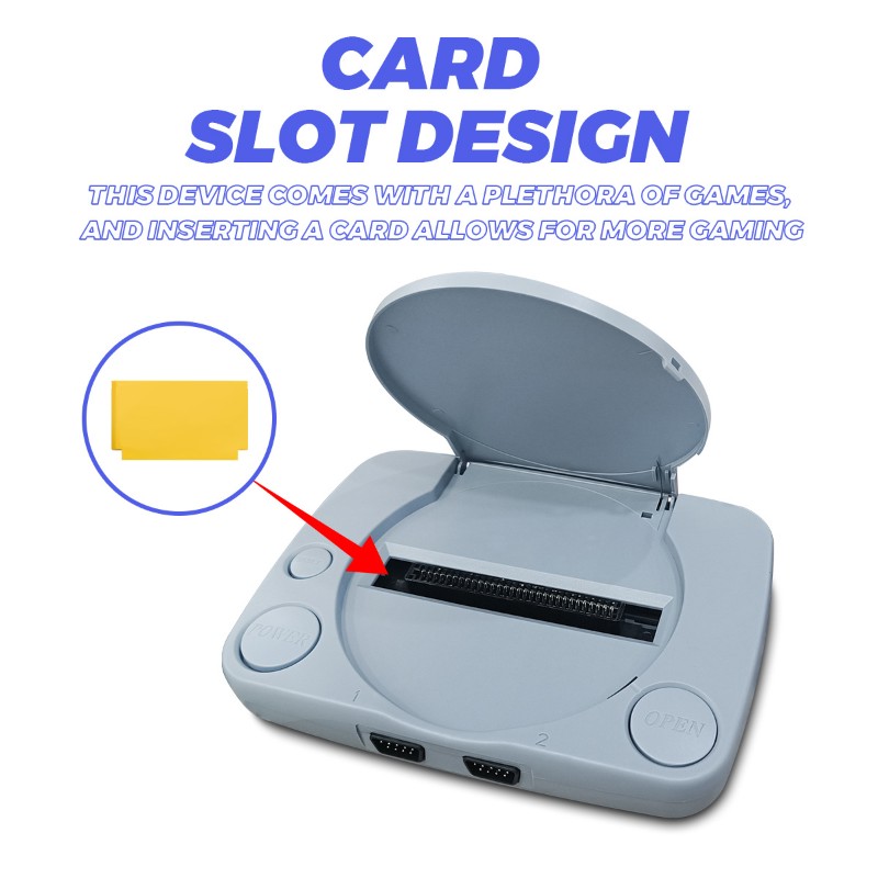 FC Plug-in console design, 8-b - огляд і ціна Retro Gaming Handheld