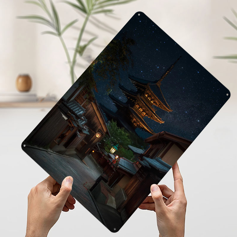 Kyoto Night Tinplate Poster Cu - огляд і ціна Retro Gaming Kyoto