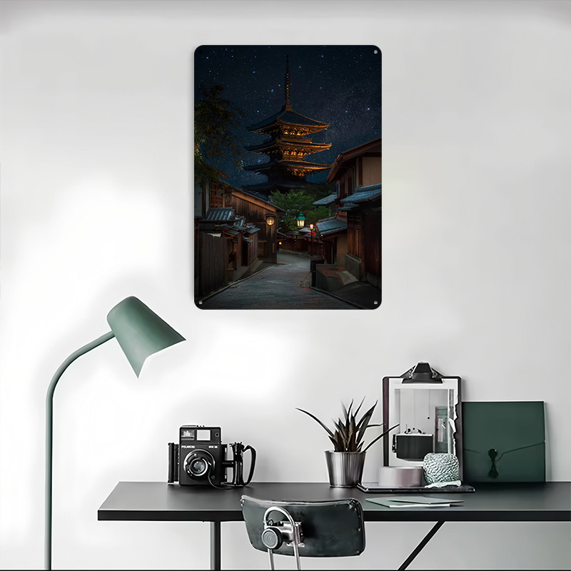 Kyoto Night Tinplate Poster Cu - огляд і ціна Retro Gaming Kyoto