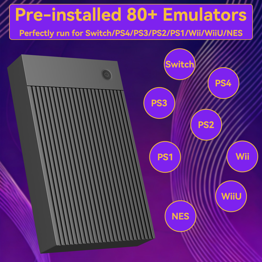 Portable 4TB Gaming HDD with 5 - огляд і ціна Retro Gaming Emulator Pc