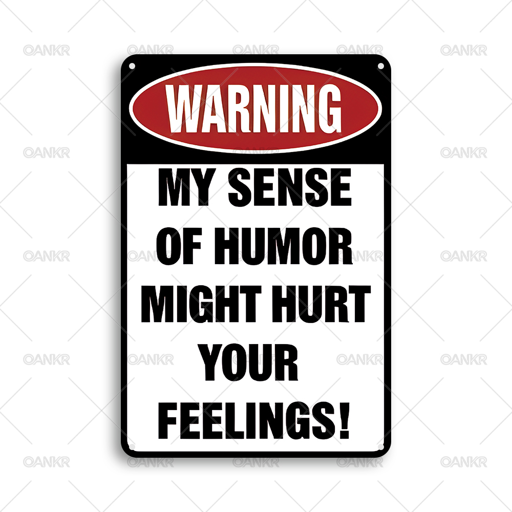 Vintage Funny Warning Metal Ti - огляд і ціна Retro Gaming Cafe