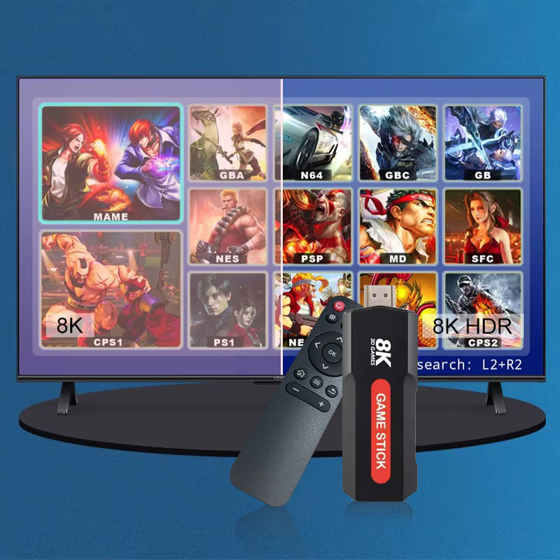 X2 Game Stick HD 4K 8K 3D Cons - огляд і ціна Retro Gaming Android