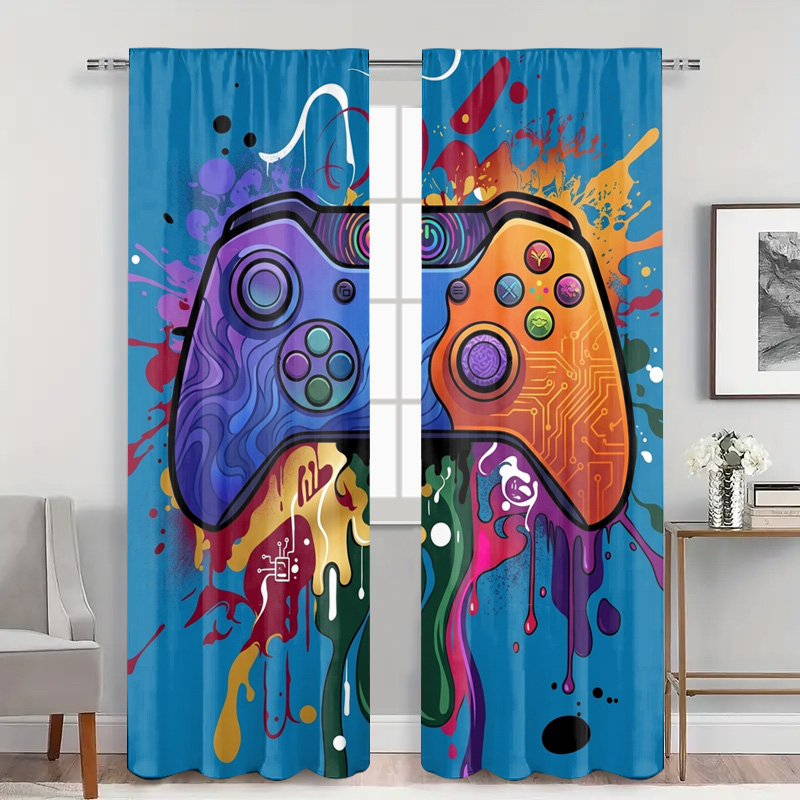 Retro Gaming Curtain Video Gam - огляд і ціна Retro Gaming Cafe