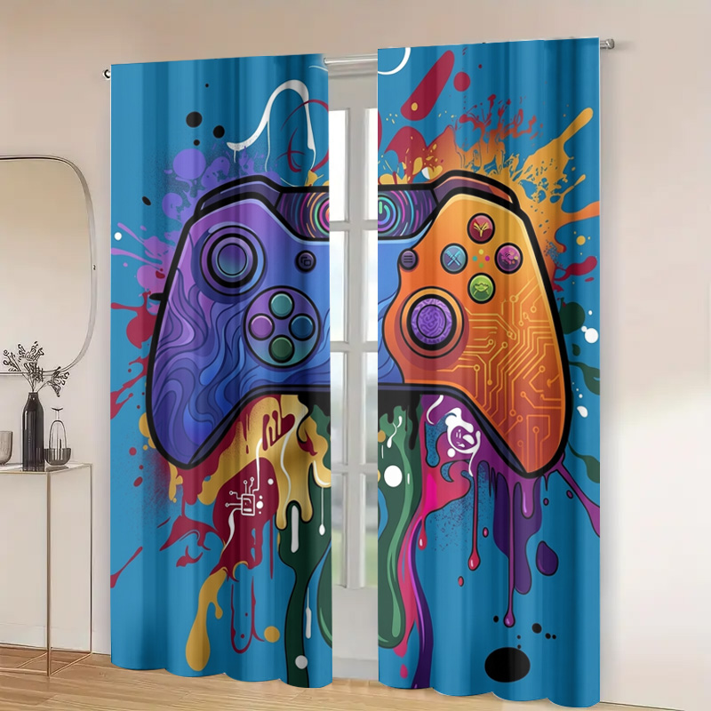 Retro Gaming Curtain Video Gam - огляд і ціна Retro Gaming Cafe